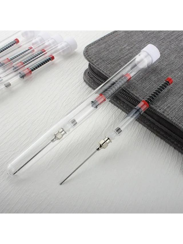 Caneta Tinteiro Primavera com Seringa de Tinta Absorvente de Alta Qualidade - 1 Unidade