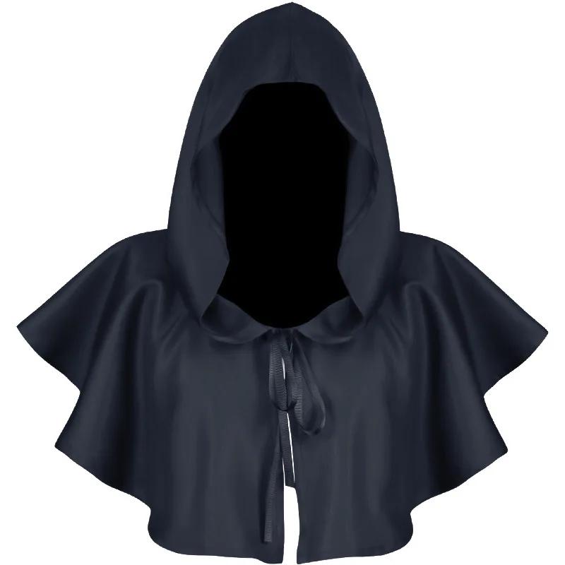 Manto do mago medieval Cosplay Fantasia, Renascença, Sacerdote Monges, Bruxa, Vampiro, Vestes Cristãs, Death Friar, Capa de Feitiçaria - Image 1