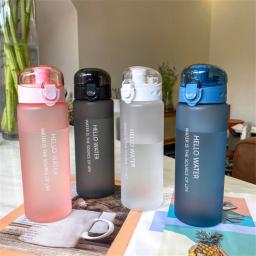780ml garrafa de água com tampa de salto à prova de vazamento esportes drinkware cinta reutilizável portátil garrafa de água para crianças presente de fitness - Image 2