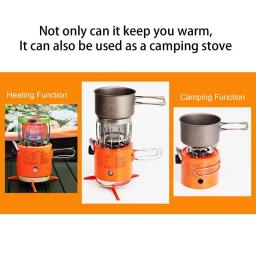 Fogão portátil com alta eficiência, Aquecedor de acampamento para barraca, queimador turístico ao ar livre, Cook Gear for Hunting, Sobrevivência - Image 5