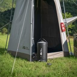 MOBI JARDIM-Bolsa de Chuveiro Portátil com Bomba de Pressão e Mangueira, Chuveiro Solar Mochila para Camping - Image 4