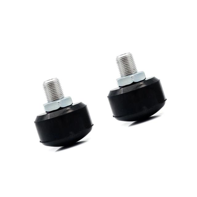 Toe Stop de Borracha Universal para Patins Inline - Conjunto com 2 Peças de Freio Preto, Acessório Essencial para Esportes