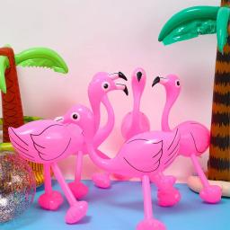 PVC inflável flamingo balão, piscina, praia, Havaí, festa de férias, brinquedos flutuantes, tubarão, golfinho, palmeira bolas, verão - Image 1