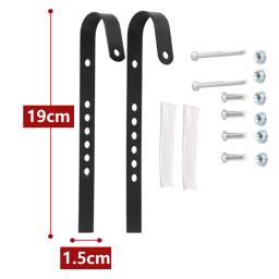 Cesta de bicicleta dobrável de metal ajustável ciclismo dianteiro traseiro fio armazenamento transportadora pendurado rack carga ganchos sacos acessórios - Image 6
