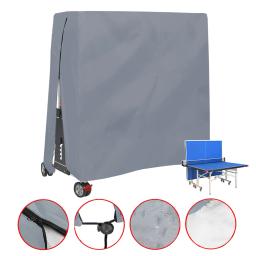 210d oxford tecido ping pong capa de armazenamento de mesa à prova dwaterproof água tênis de mesa protetor capa zíper para proteção contra todos os climas - Image 5