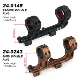 Tactical Rifle Scope Mount, Airsoft, Caça Scopes, Monta Airguns, anéis duplos, M4 Nível de Bolha AR15, Rail 20mm, 25.4mm, 30mm, 35mm - Image 1