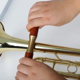 Rolo de pressão com cabo de madeira, acessórios de instrumento de sopro de latão para trompete, trombone, sax, ferramentas de reparo de chapa metálica - Image 3