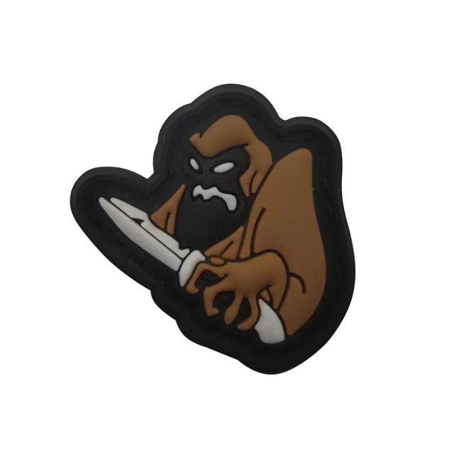 Etiqueta de Gotejamento em PVC: Dinossauros, Fósseis e Emblemas Mágicos com Máscaras e Patches Sorridentes