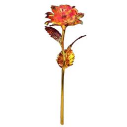 Flor Artificial Com Luz LED De Vidro, Galáxia Rosa Presente, 24K Folha, Colorido, Dia Dos Namorados, Presentes De Aniversário, Decoração Do Casamento - Image 5