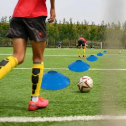 Agility Training Cone Disco Set, Cones Pires, Marcador Exercício Espaço Bucket, Equipamentos Esportivos, Clube de Futebol, Sinal De Trem, 10Pcs - Image 1