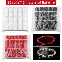 1/25 rolos de cabo elástico miçangas fio estiramento corda fibra artesanato linha para fazer jóias diy contas de semente pônei contas pulseiras - Image 5