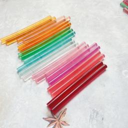 Coleção de haste adesiva Hot Melt, cola especial em bastão, Material DIY, cor, 30pcs por lote - Image 2