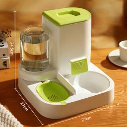 Alimentador automático para animais de estimação, 2-em-1, bebedouro, distribuidor de água, tigela de comida, alimentadores automáticos, suprimentos para cães e gatos - Image 5