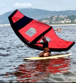 Inflável Kite Foil Wing para Windsurf, Foil Wing, Hydrofoil, 4-6m, fibra melhorada - Image 1