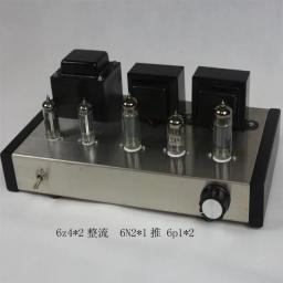 ICAIRN-Amplificador de Tubo de Áudio Doméstico, Kits DIY, Versão Montada, Potência, 5W + 5W, AC110V, Opção 220V, 6Z4 + 6N2, 2020 - Image 2