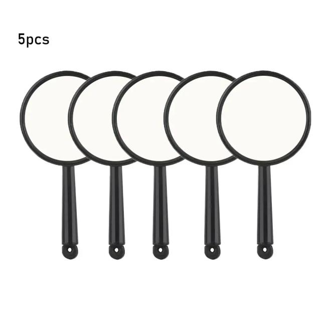 Lupa Portátil 5x 25mm Leitura Joias Ferramenta de Bolso 10 Peças