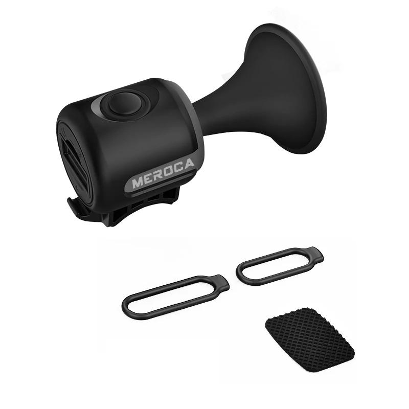 MEROCA-MTB Buzina Elétrica de Bicicleta, Carregamento USB, Anti-Theft Bike Bell, Áudio Alerta de Aviso, Safety Riding, Alta, Volume 125dB, 200mAh - Image 1