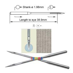 Máquina de costura Groz Beckert, 29X3 DIX3 332 agulhas compatíveis com o cantor 29-4 29K 29U Adler 30-1 30-10, 50pcs - Image 3