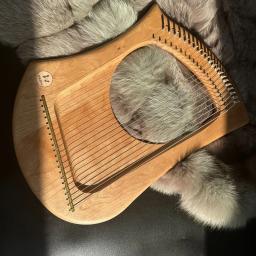 Portátil Profissional Lira Harpa, 22 Cordas, Luxo Rosewood, Escala Diatônica, Performance Musical, Instrumentos de Cordas Raras - Image 5