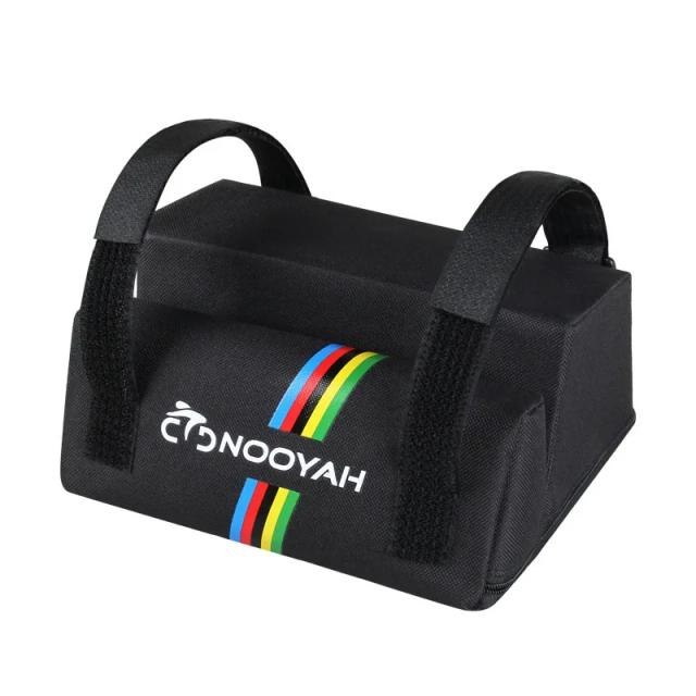 Saco Multifuncional para Bicicleta com Almofada Protetora e Suporte para Quadro e Corrente