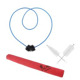 Trompete Manutenção Limpeza Cuidados Kit Set, Inclui Bocal Escova, Válvula Escova, Flexível Cobra Pano - Image 2