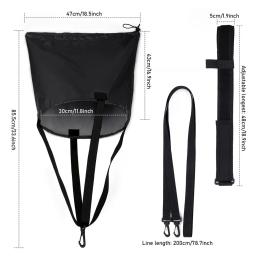 Cinto de resistência para treinamento de força de natação, cinto exercitador de treinamento de natação com paraquedas de arrasto para adultos e crianças - Image 6