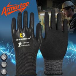 ArmorToe 500V Luvas Isoladas Dupla Face Leve Borracha Flexível À Prova D 'Água À Prova de Choque GB Eletricista Segurança no Trabalho # 8015 - Image 1
