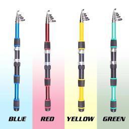 Santaking vara de pesca telescópica e carretel kit 1.8m 2.1m vara telescópica com 5.2:1 3bb carretel de pesca arrastar máximo 5kg combinação de pesca - Image 2