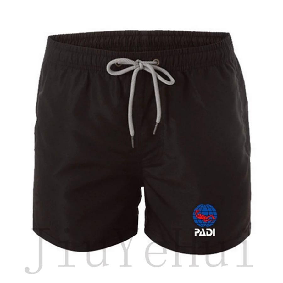 Fato de banho para motorista de mergulho masculino e feminino, malha, respirável, secagem rápida, fitness, box shorts de bordo, verão - Image 1