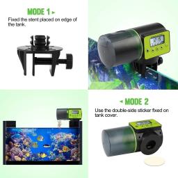 Auto Alimentador De Peixes Com Temporizador Elétrico, Ferramenta De Dispensador De Alimentos, À Prova De Umidade, Tanque Automático De Aquário - Image 4