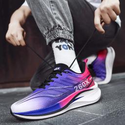 Sapatilhas leves com placa de carbono palma completa para homens, tênis de corrida, corrida de maratona, amortecedor, esportes, tênis, treinamento, novo - Image 6