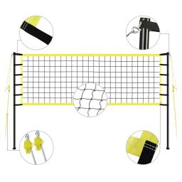 Quadro e rede de voleibol em altura ajustável para homens e mulheres, quintal exterior, piscina de praia, conjunto ultra desportivo, 32x3 pés - Image 1