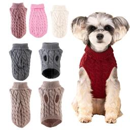 Roupas tricotadas para cães pequenos, camisola chihuahua, roupas quentes de inverno, camisola do gato da esfinge para York - Image 1