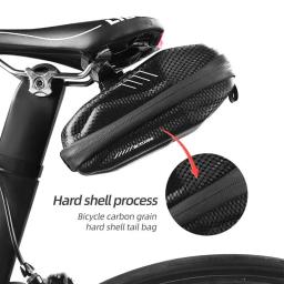 X-TIGER-Saco impermeável do assento da bicicleta, Shell duro 3D, grande capacidade, saco durável, acessórios MTB - Image 5