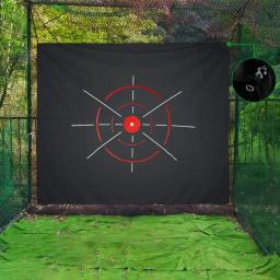 Golf Target Cloth Hitting Net, Driving Range, Apontando Gaiola Exercício, Yard Practice, Golfe Indoor e Outdoor, 160x146cm - Image 1