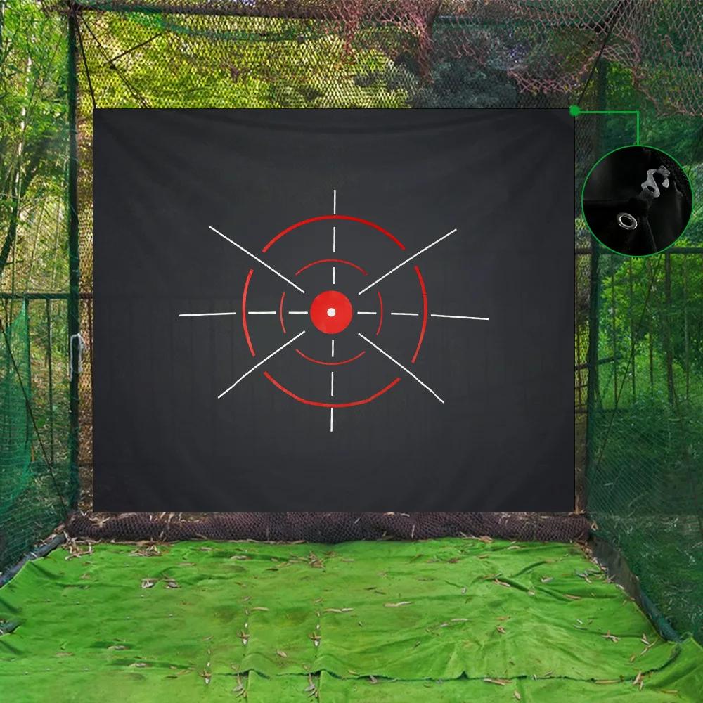 Golf Target Cloth Hitting Net, Driving Range, Apontando Gaiola Exercício, Yard Practice, Golfe Indoor e Outdoor, 160x146cm - Image 1