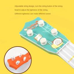 Crianças Ukulele Brinquedos Musicais, 4 Cordas, Guitarra Pequena, Montessori, Instrumentos de Educação, Brinquedo Musical, Aprendizagem Músico, Presente - Image 3