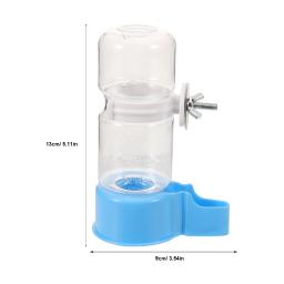Alimentador automático plástico para gaiola de pássaro, Waterer suspenso, bebedor de periquito, pet water dispenser - Image 2