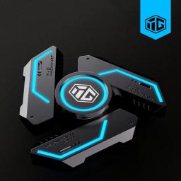 Liga Luminous Light EDC Fidget Spinner Giroscópio de mão, Stress Toys, rolamento silencioso para adultos e homens, presente de aniversário infantil, R188 - Image 1