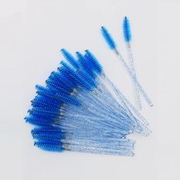 Crystal Eyelashes Brush Comb, descartável Eye Lashes Extensão, Mascara Wands, Maquiagem Profissional, Ferramenta de Beleza, 50pcs - Image 6