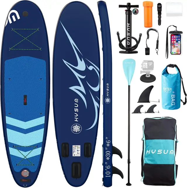 Placa Inflável Stand Up Paddle Antiderrapante com Doca de Camada Dupla