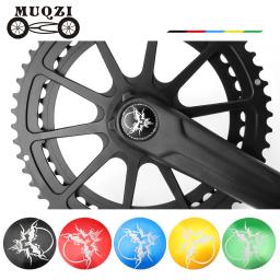 MUQZI-Dobrável Bicicleta Dentes Placa Crank Capa, Liga, à prova d'água, à prova de poeira, Um Disco Oco, Estrada Mountain Bike, MTB - Image 1