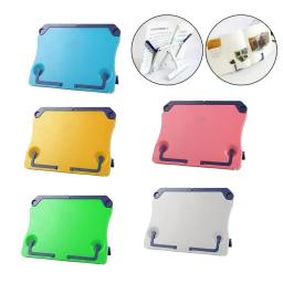 1x portátil estante de leitura ajustável livro suporte livro receita prateleira dobrável titular organizador para música pontuação receita tablet - Image 2