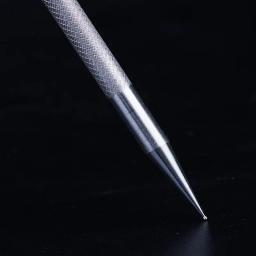 Artesanato De Couro De Alta Qualidade Mercadorias Fazendo DIY Marcador De Couro Escultura Arte Posicionamento Scribing Stroke Tool Caneta De Aço Inoxidável Desenhar - Image 4