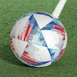 Bolas de futebol multicoloridas do couro do plutônio, brinquedos ao ar livre, fósforo oficial, exterior, costura, futebol, tamanho 5 - Image 4