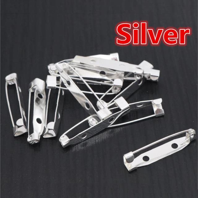Alfinetes de Segurança em Branco para DIY - Conjunto de 50 Peças com Diversos Comprimentos e 7 Cores para Buquê de Casamento