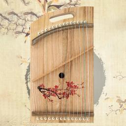 Guzheng profissional, 21 cordas, instrumentos musicais tradicionais chineses, aprendizagem das crianças, portátil, 13 cordas - Image 1