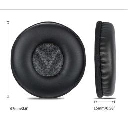 Memory Foam Protein Couro Almofadas, Ear Pads, Substituição Ear Cover, Peças de reparo para Logitech H390, H600, H609 - Image 2