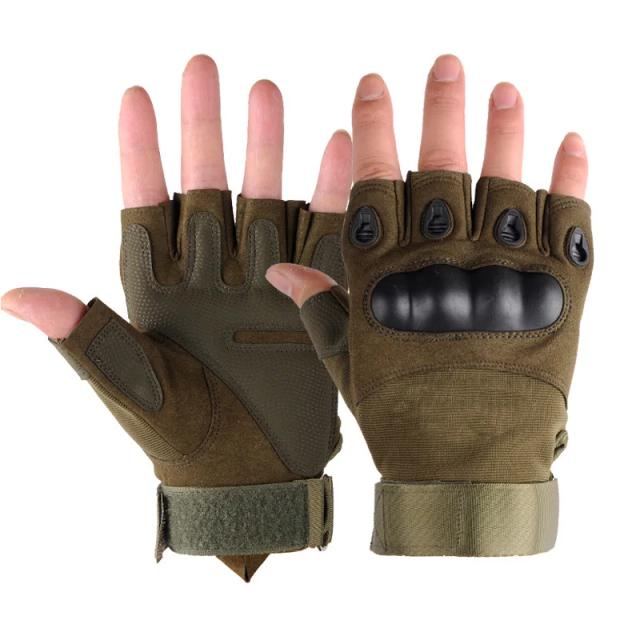 Luvas de Ciclismo de Meio Dedo Masculinas para Outdoor, Escalada e Esportes Aventura