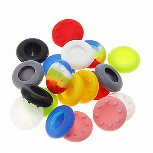 Capa de Borracha de Silicone para Joystick - 10 Peças para PS4, PS3, PS2, XBOX One e 360